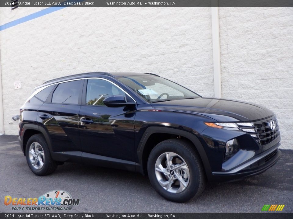 2024 Hyundai Tucson SEL AWD Deep Sea / Black Photo #1