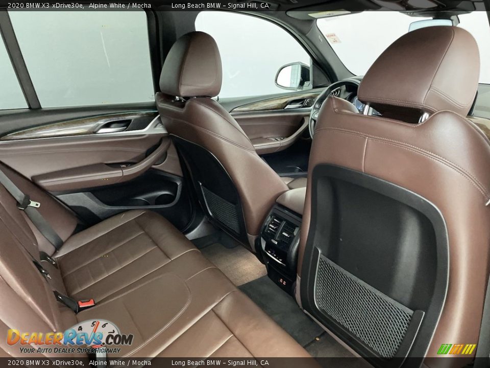 Rear Seat of 2020 BMW X3 xDrive30e Photo #35