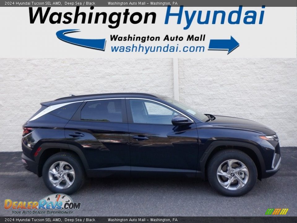 2024 Hyundai Tucson SEL AWD Deep Sea / Black Photo #2