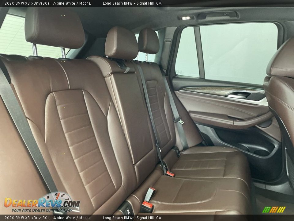Rear Seat of 2020 BMW X3 xDrive30e Photo #36