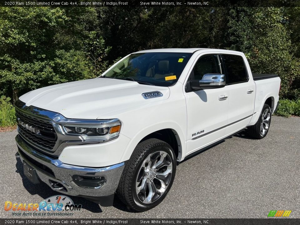 Bright White 2020 Ram 1500 Limited Crew Cab 4x4 Photo #2