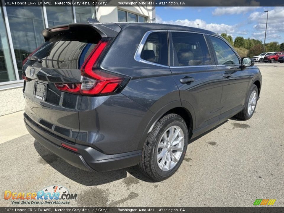 Meteorite Gray Metallic 2024 Honda CR-V EX AWD Photo #10