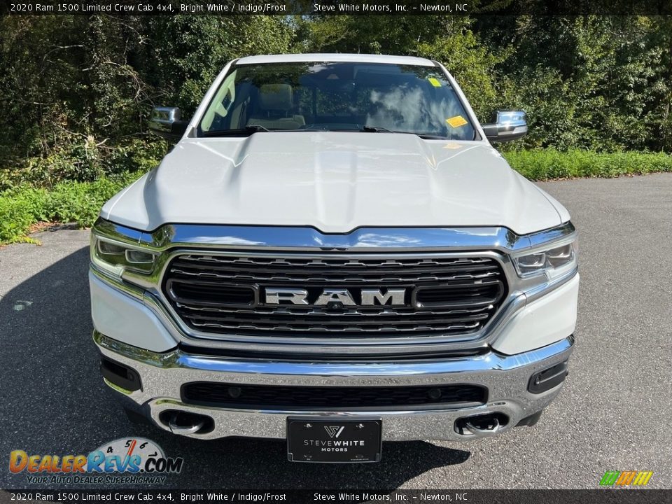 2020 Ram 1500 Limited Crew Cab 4x4 Bright White / Indigo/Frost Photo #3