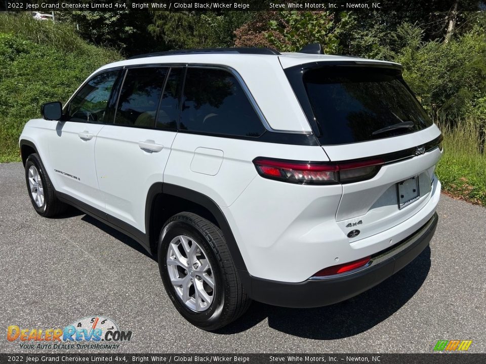 Bright White 2022 Jeep Grand Cherokee Limited 4x4 Photo #9