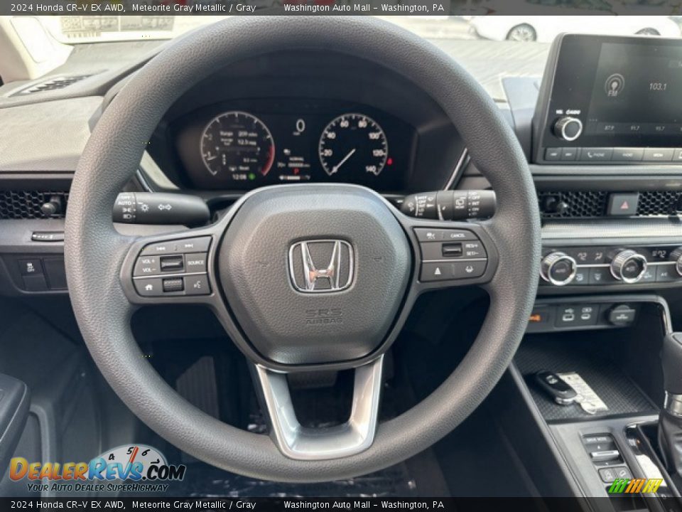 2024 Honda CR-V EX AWD Steering Wheel Photo #12