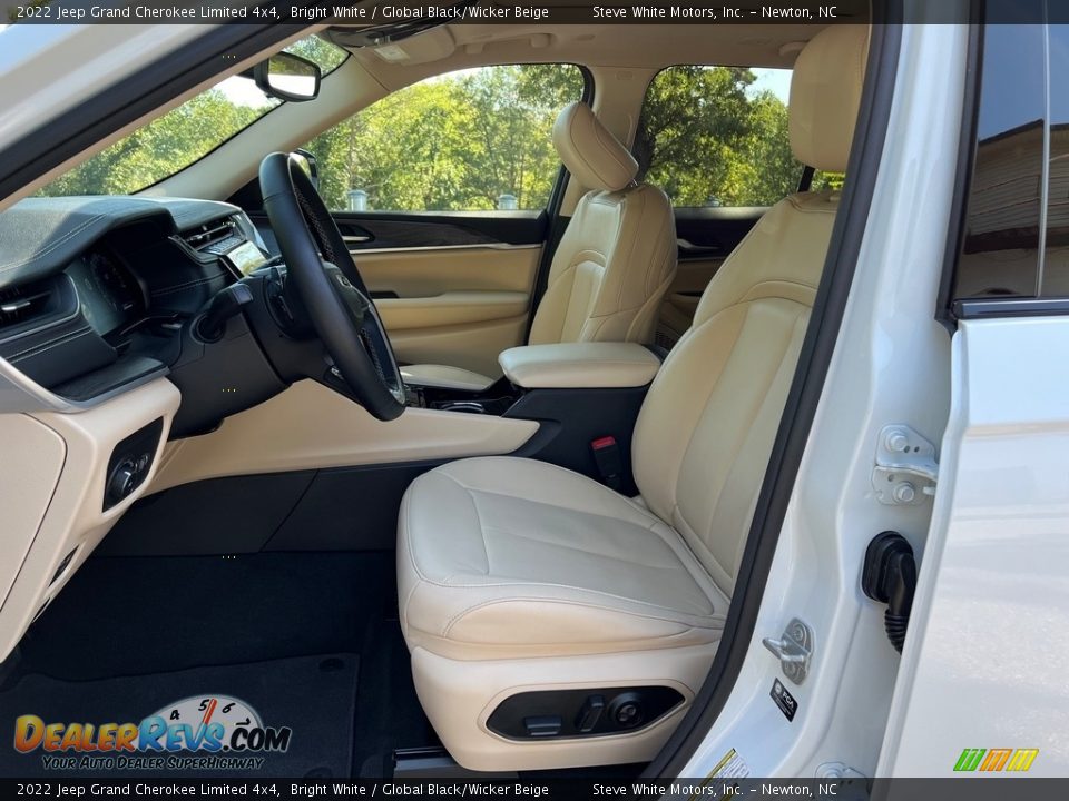 Global Black/Wicker Beige Interior - 2022 Jeep Grand Cherokee Limited 4x4 Photo #12
