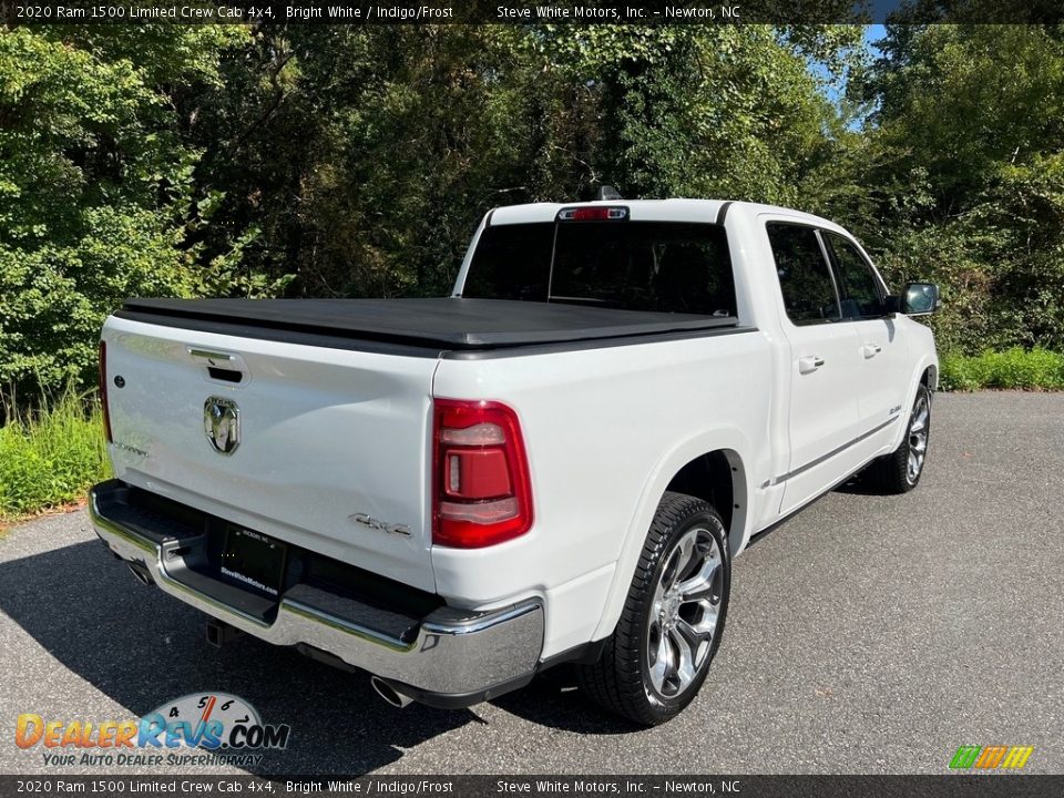 2020 Ram 1500 Limited Crew Cab 4x4 Bright White / Indigo/Frost Photo #6