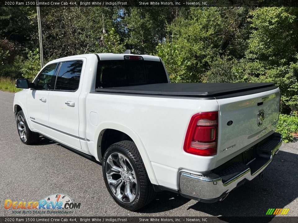 2020 Ram 1500 Limited Crew Cab 4x4 Bright White / Indigo/Frost Photo #9