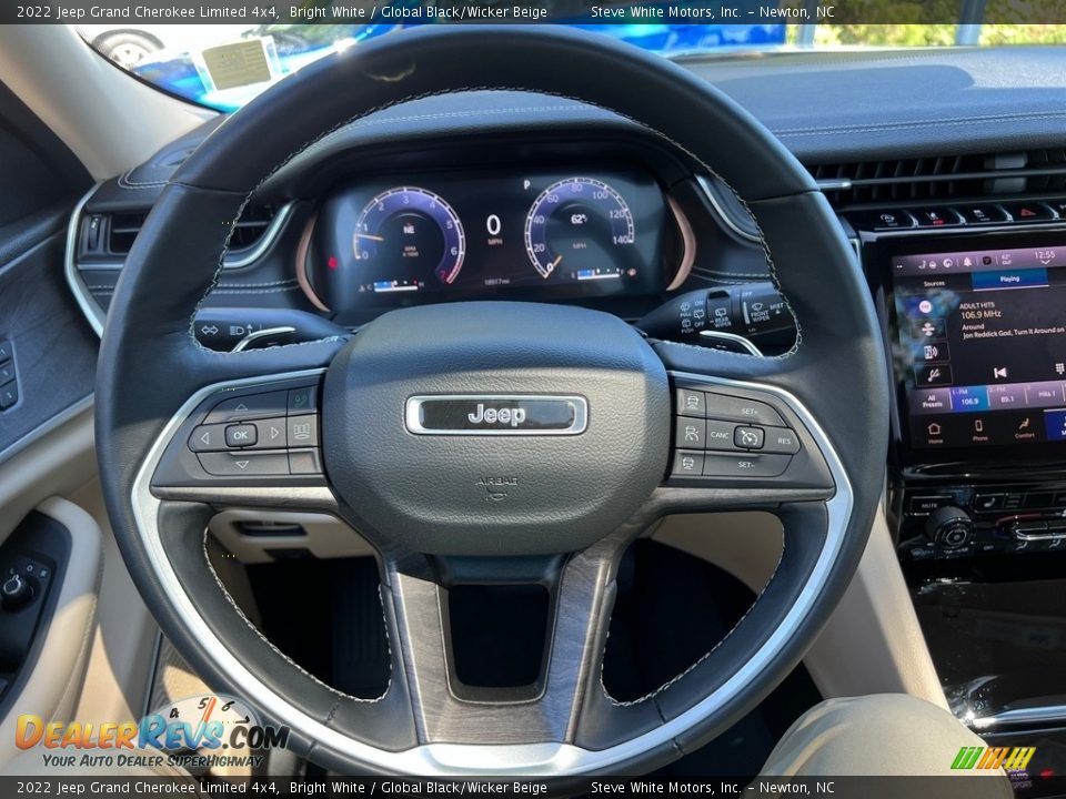2022 Jeep Grand Cherokee Limited 4x4 Steering Wheel Photo #21