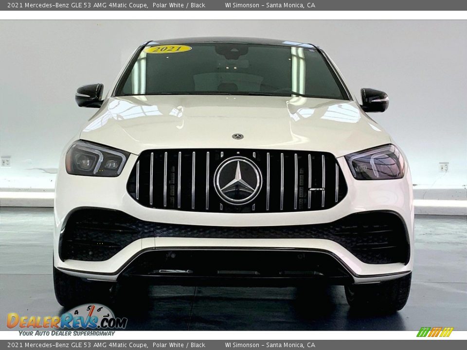 2021 Mercedes-Benz GLE 53 AMG 4Matic Coupe Polar White / Black Photo #2