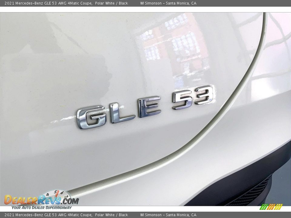 2021 Mercedes-Benz GLE 53 AMG 4Matic Coupe Polar White / Black Photo #6
