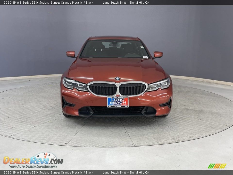 2020 BMW 3 Series 330i Sedan Sunset Orange Metallic / Black Photo #2