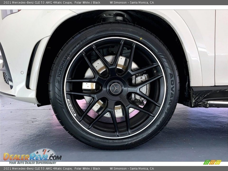 2021 Mercedes-Benz GLE 53 AMG 4Matic Coupe Polar White / Black Photo #7