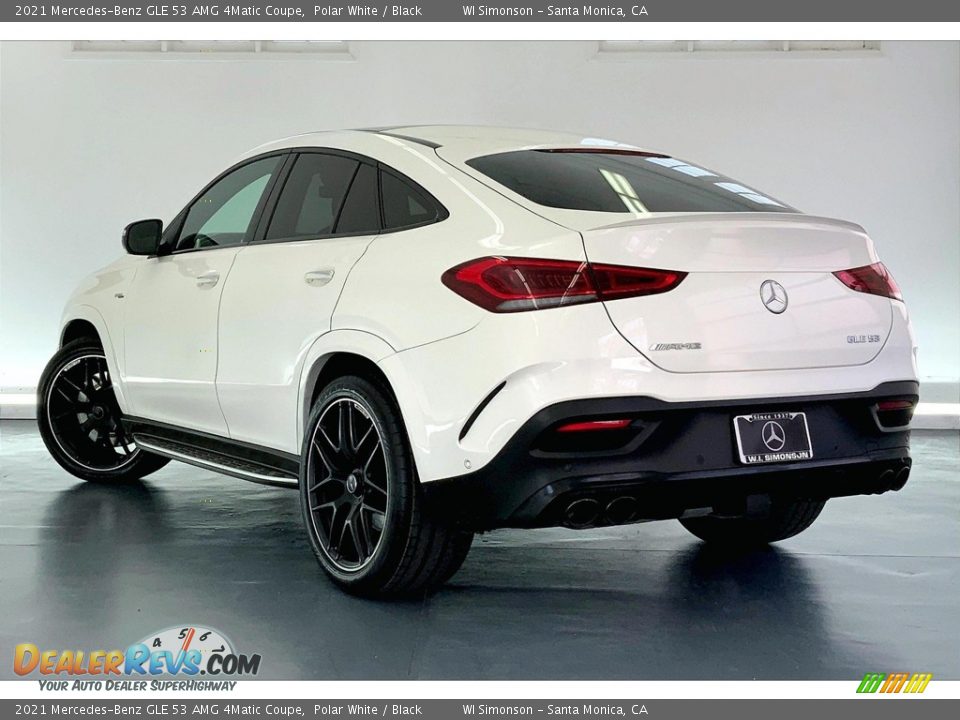 2021 Mercedes-Benz GLE 53 AMG 4Matic Coupe Polar White / Black Photo #9