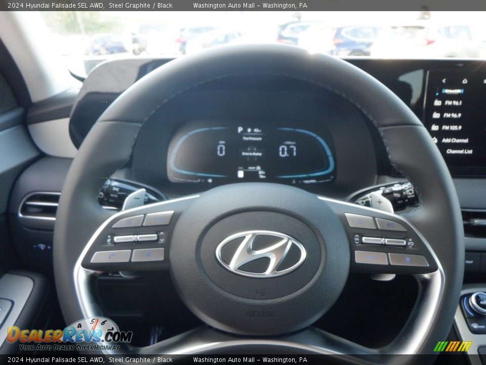 2024 Hyundai Palisade SEL AWD Steering Wheel Photo #18