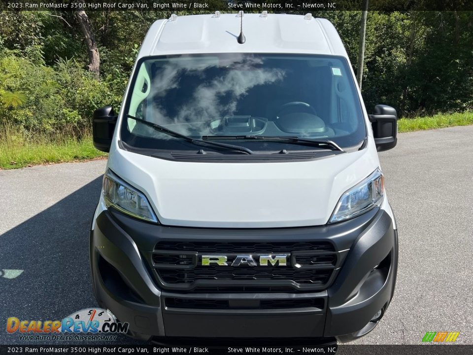 2023 Ram ProMaster 3500 High Roof Cargo Van Bright White / Black Photo #3