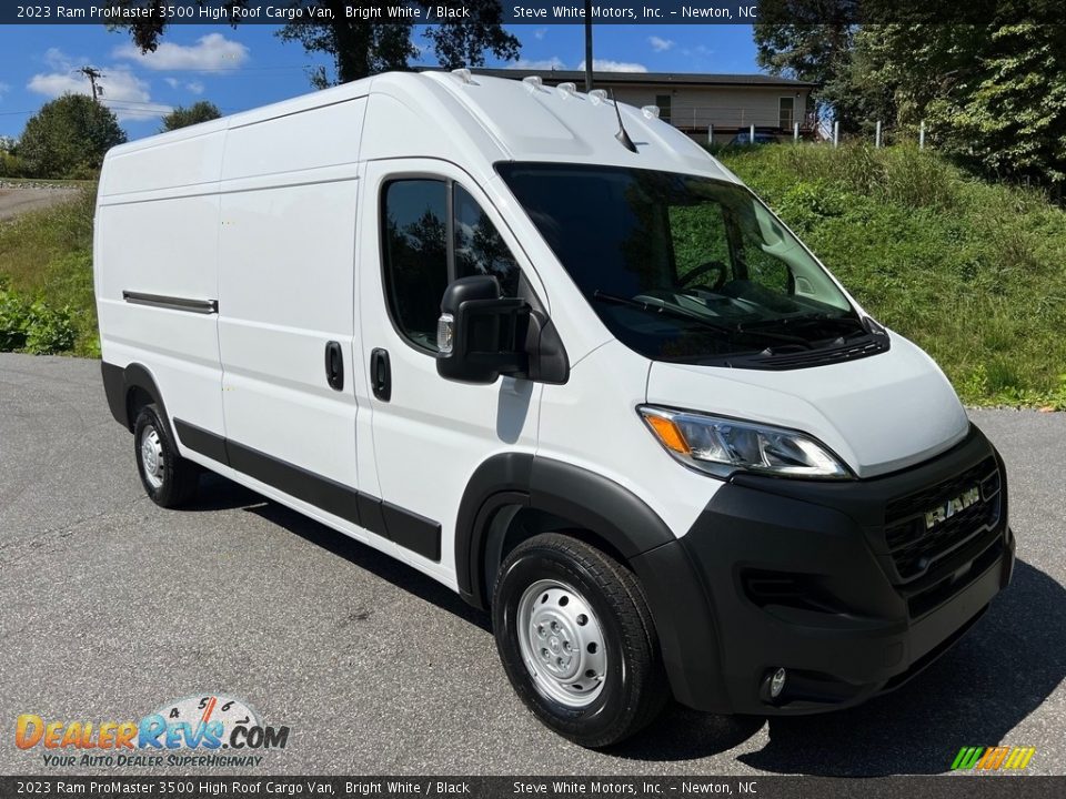 2023 Ram ProMaster 3500 High Roof Cargo Van Bright White / Black Photo #4