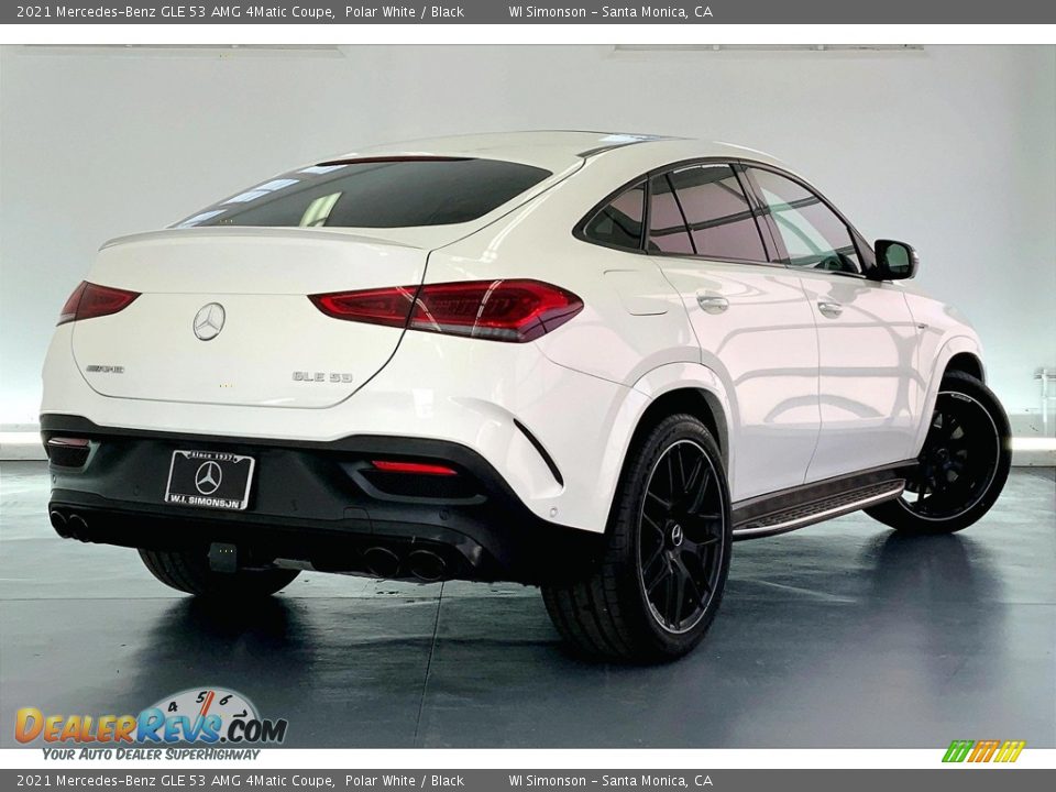 2021 Mercedes-Benz GLE 53 AMG 4Matic Coupe Polar White / Black Photo #12