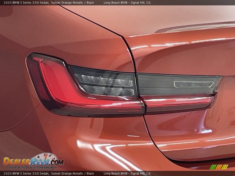 2020 BMW 3 Series 330i Sedan Sunset Orange Metallic / Black Photo #8