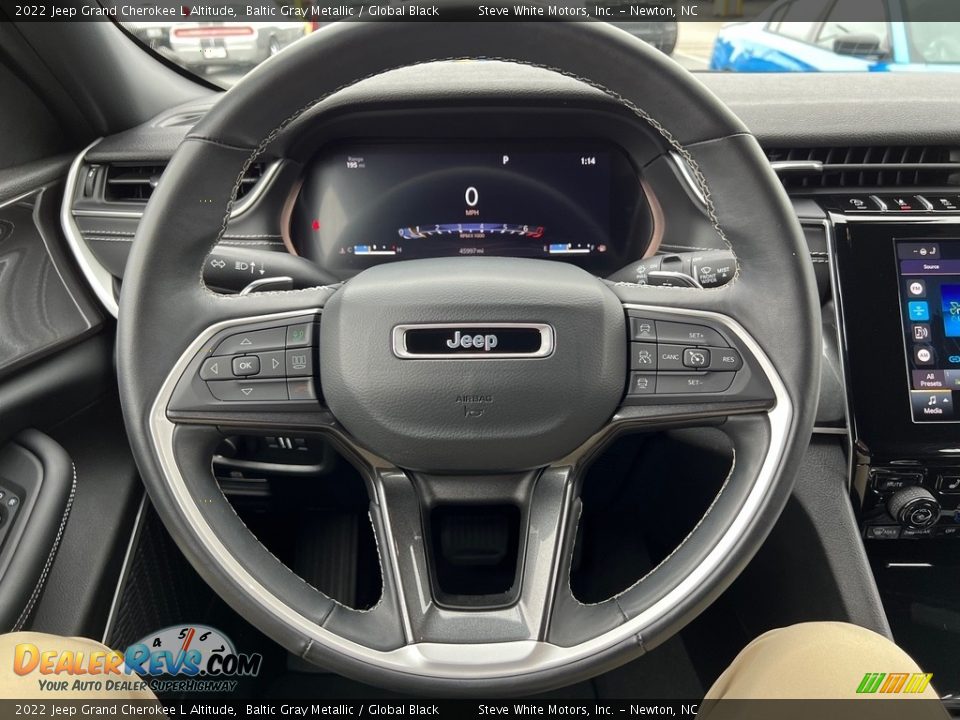 2022 Jeep Grand Cherokee L Altitude Steering Wheel Photo #20