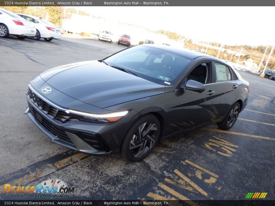 2024 Hyundai Elantra Limited Amazon Gray / Black Photo #6