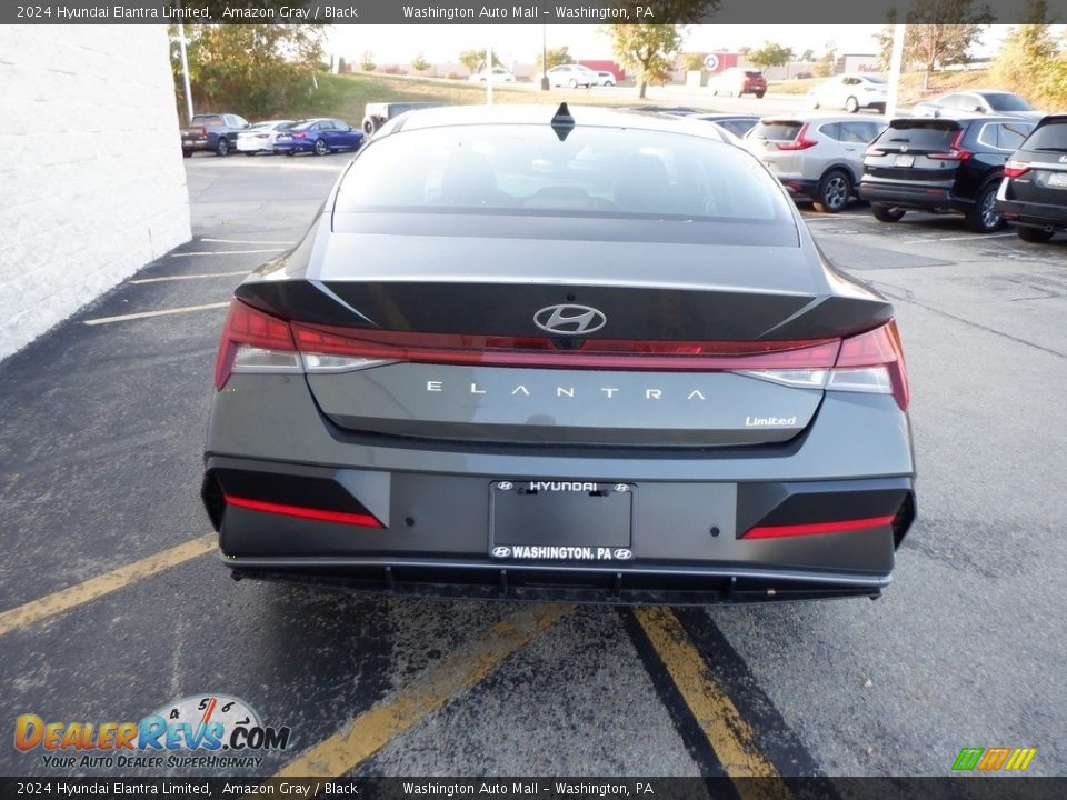 2024 Hyundai Elantra Limited Amazon Gray / Black Photo #7