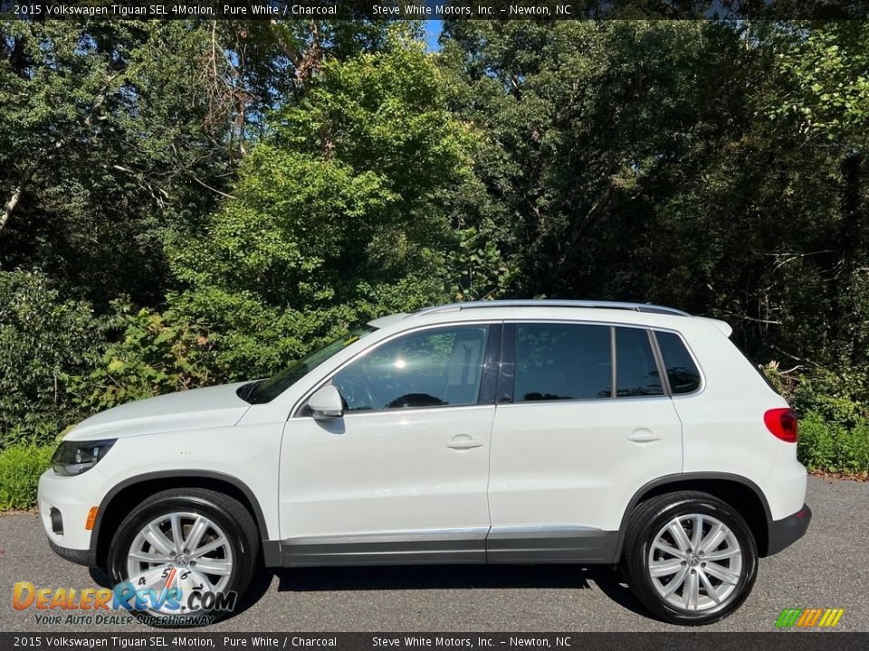 Pure White 2015 Volkswagen Tiguan SEL 4Motion Photo #1