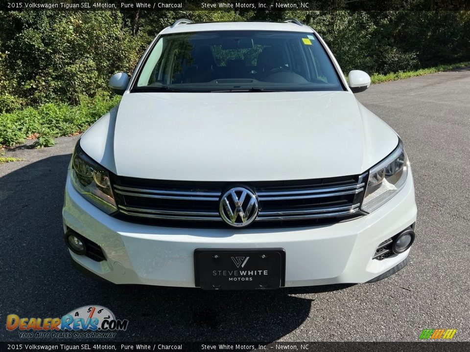 Pure White 2015 Volkswagen Tiguan SEL 4Motion Photo #3