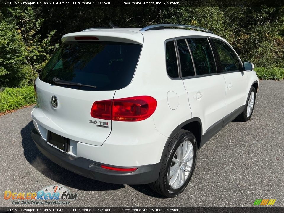 Pure White 2015 Volkswagen Tiguan SEL 4Motion Photo #6