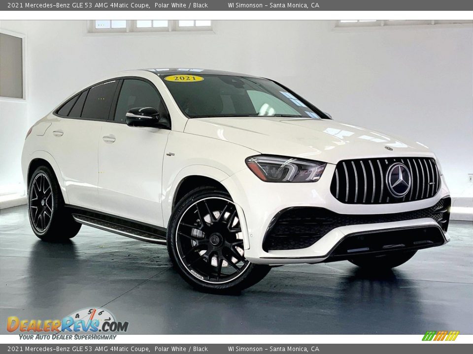 2021 Mercedes-Benz GLE 53 AMG 4Matic Coupe Polar White / Black Photo #33