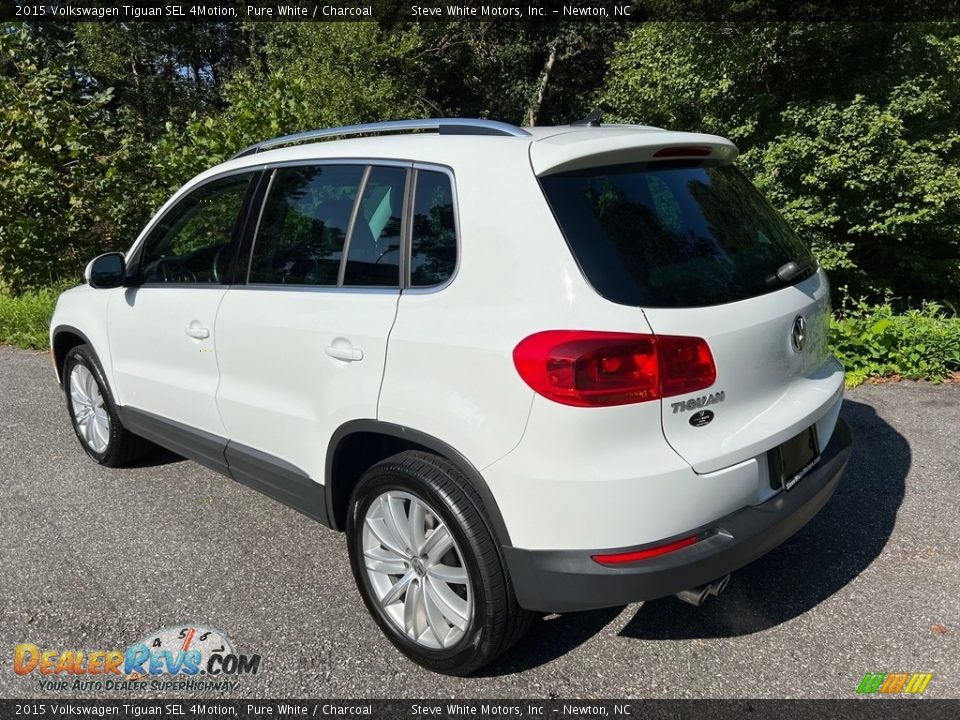 Pure White 2015 Volkswagen Tiguan SEL 4Motion Photo #8