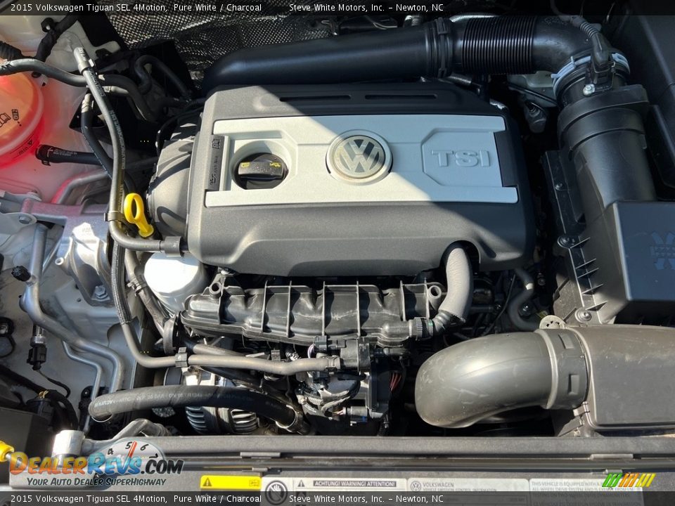 2015 Volkswagen Tiguan SEL 4Motion 2.0 Liter TSI Turbocharged DOHC 24-Valve VVT 4 Cylinder Engine Photo #9