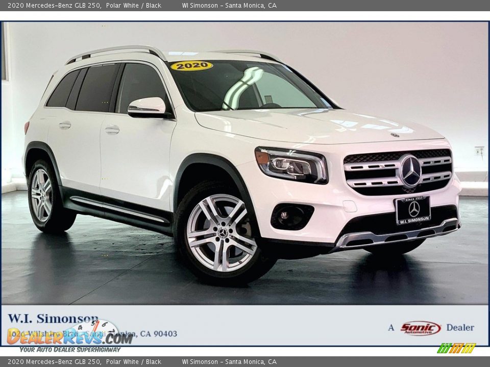 2020 Mercedes-Benz GLB 250 Polar White / Black Photo #1