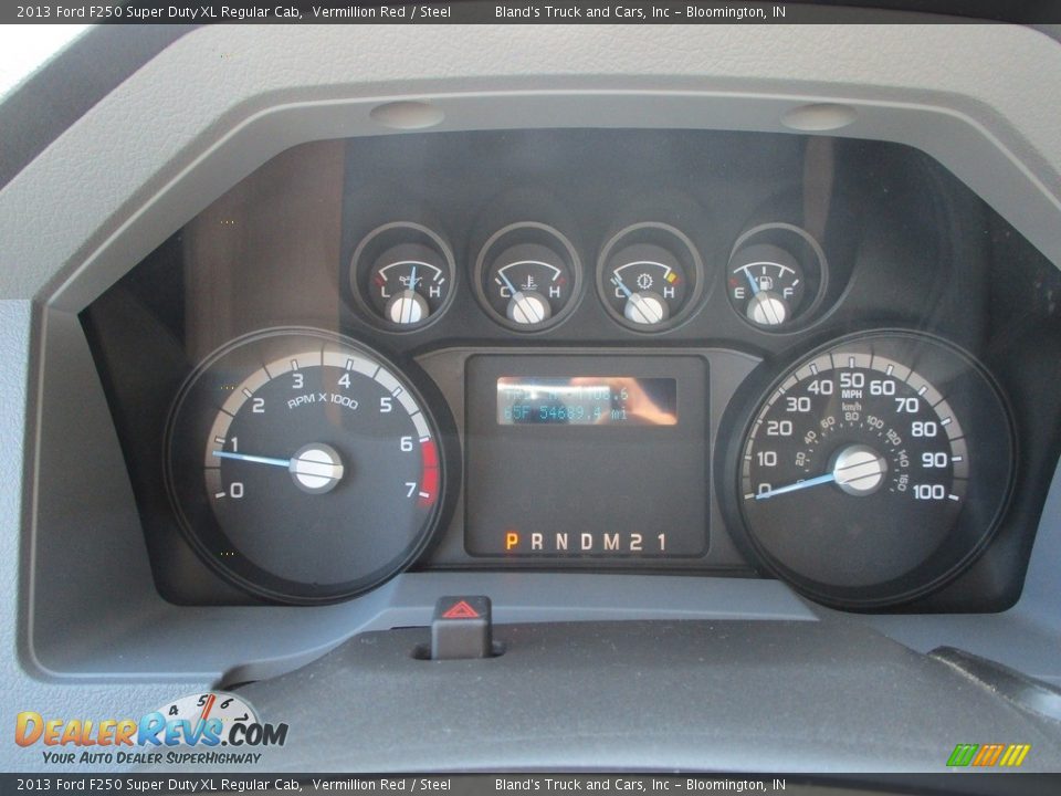 2013 Ford F250 Super Duty XL Regular Cab Gauges Photo #10