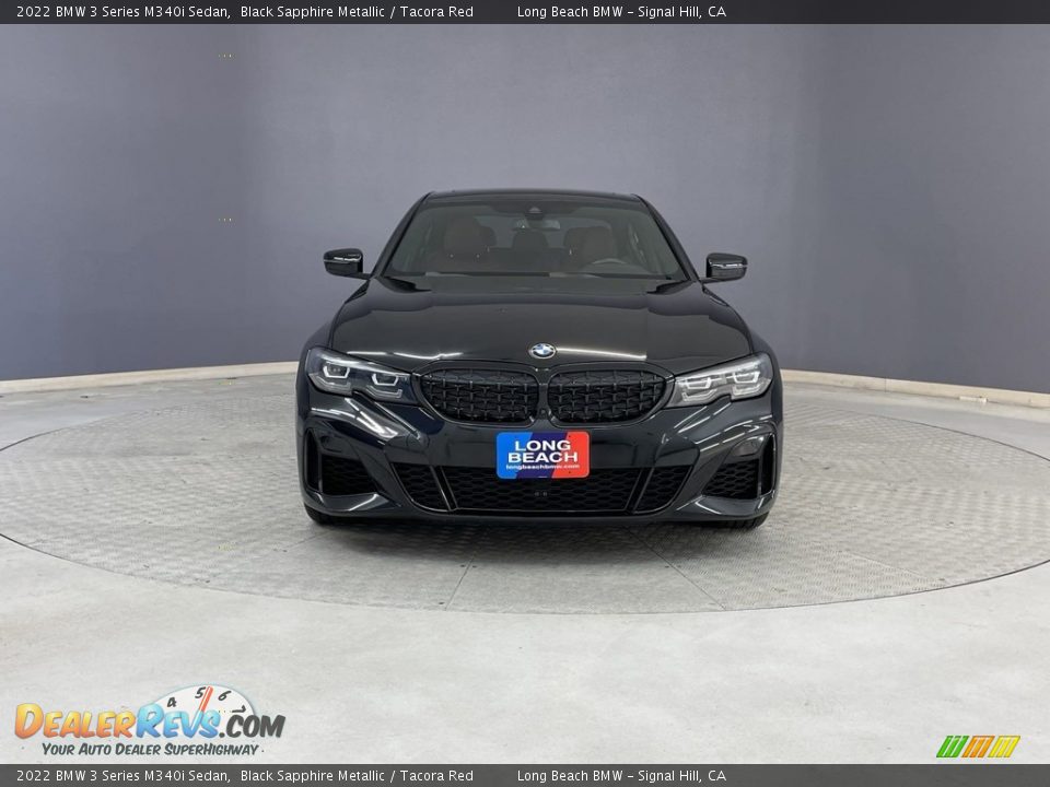 2022 BMW 3 Series M340i Sedan Black Sapphire Metallic / Tacora Red Photo #2