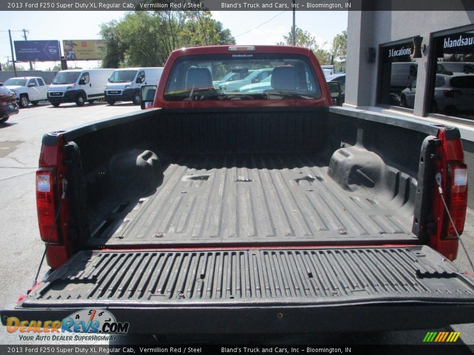 2013 Ford F250 Super Duty XL Regular Cab Vermillion Red / Steel Photo #19