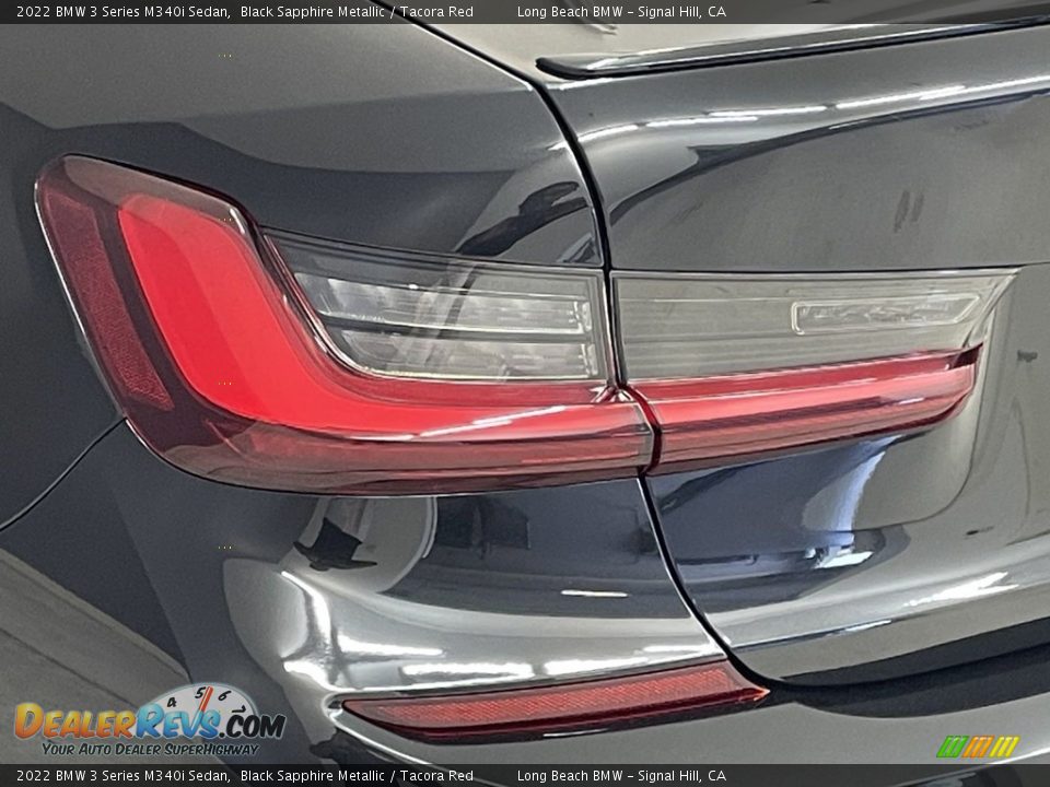 2022 BMW 3 Series M340i Sedan Black Sapphire Metallic / Tacora Red Photo #8