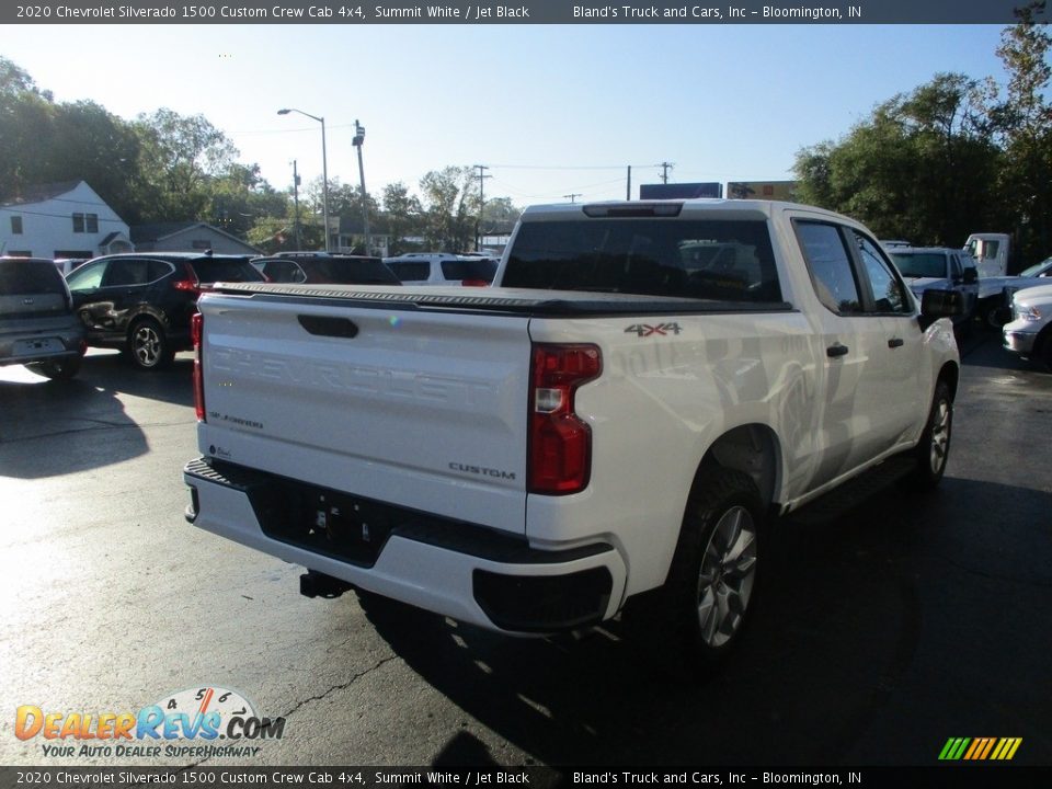 2020 Chevrolet Silverado 1500 Custom Crew Cab 4x4 Summit White / Jet Black Photo #4