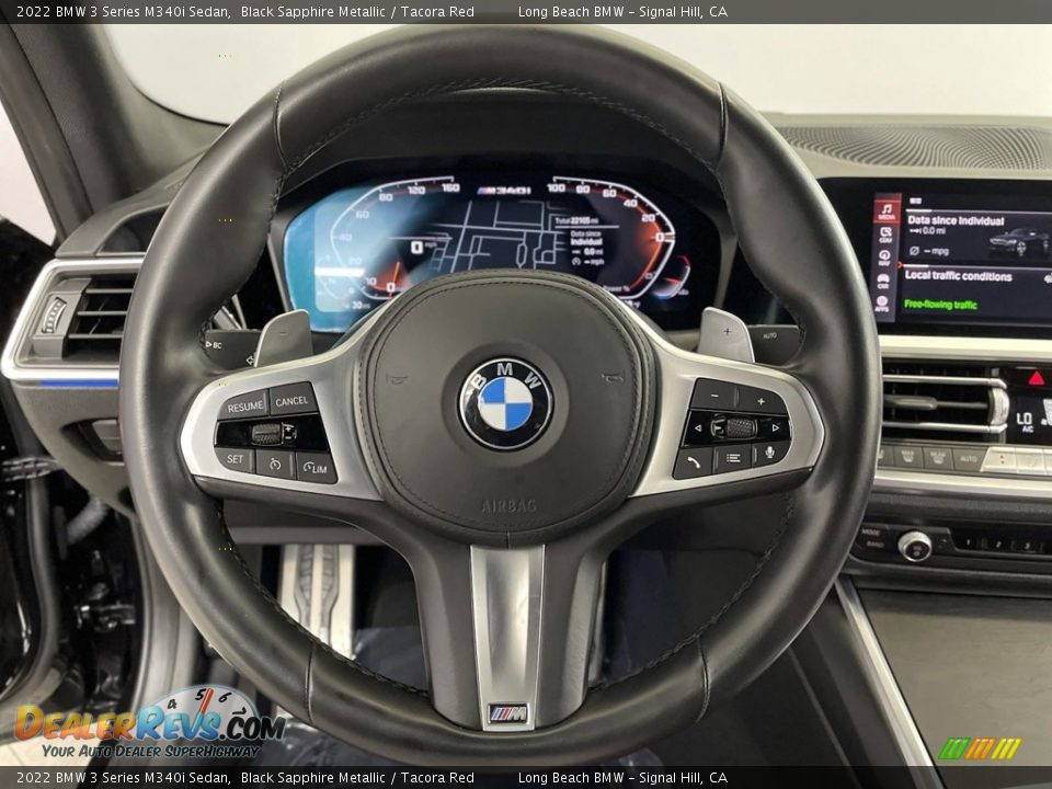 2022 BMW 3 Series M340i Sedan Steering Wheel Photo #17
