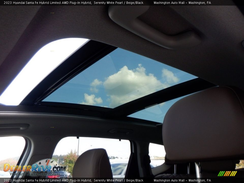 Sunroof of 2023 Hyundai Santa Fe Hybrid Limited AWD Plug-In Hybrid Photo #7