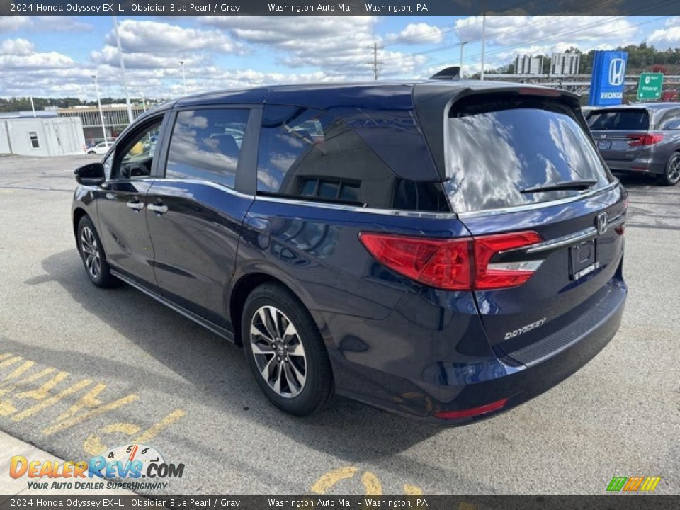 2024 Honda Odyssey EX-L Obsidian Blue Pearl / Gray Photo #2