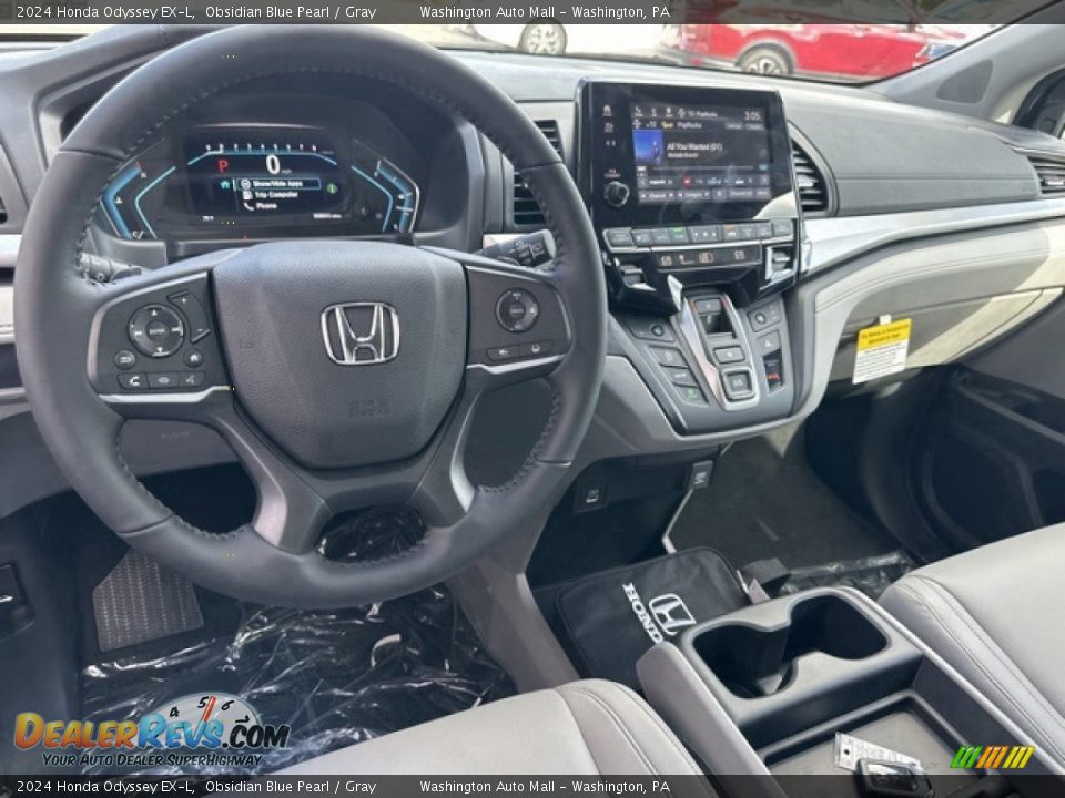 Gray Interior - 2024 Honda Odyssey EX-L Photo #3