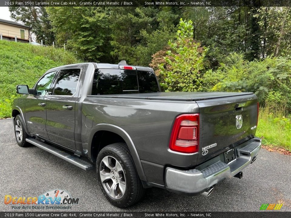 2019 Ram 1500 Laramie Crew Cab 4x4 Granite Crystal Metallic / Black Photo #10