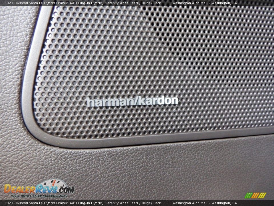 2023 Hyundai Santa Fe Hybrid Limited AWD Plug-In Hybrid Serenity White Pearl / Beige/Black Photo #10
