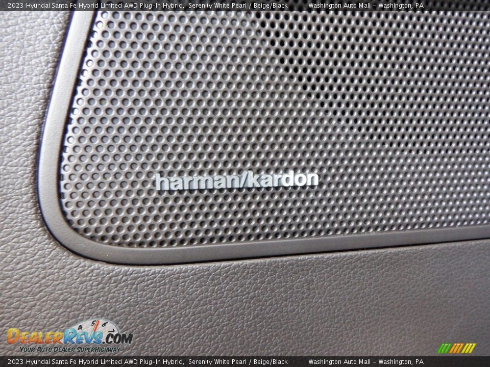 2023 Hyundai Santa Fe Hybrid Limited AWD Plug-In Hybrid Serenity White Pearl / Beige/Black Photo #10