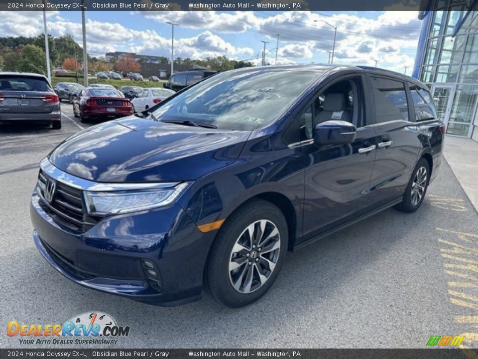 Obsidian Blue Pearl 2024 Honda Odyssey EX-L Photo #8