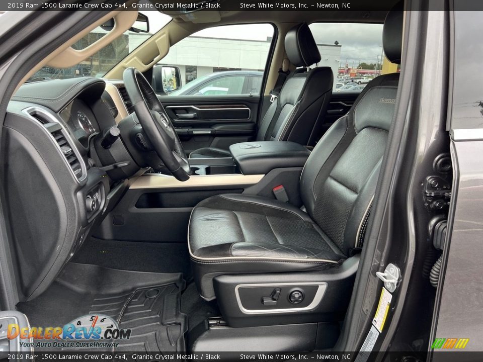 Front Seat of 2019 Ram 1500 Laramie Crew Cab 4x4 Photo #13