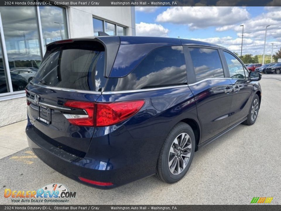 Obsidian Blue Pearl 2024 Honda Odyssey EX-L Photo #10