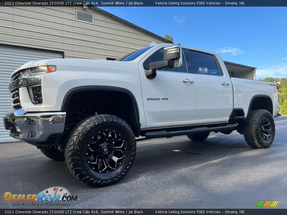 2021 Chevrolet Silverado 2500HD LTZ Crew Cab 4x4 Summit White / Jet Black Photo #1