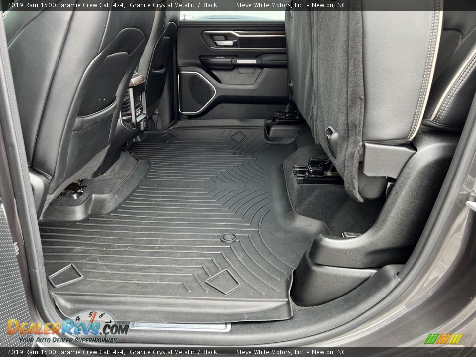 Rear Seat of 2019 Ram 1500 Laramie Crew Cab 4x4 Photo #17